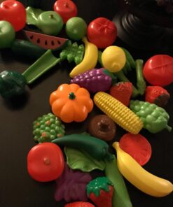 KidKraft 115-Piece Deluxe Tasty Treats Pretend Play Food Set, Plastic Grocery and Pantry Items, Gift for Ages 3+ 69 71wrHmXkcvL