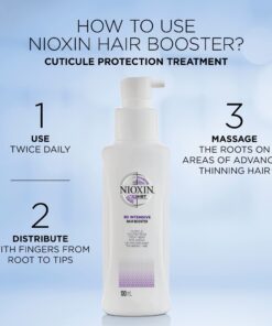Nioxin 3D Intensive Hair Booster, Cuticle Protection Treatment for Progressed Thinning with Diameter Protection, 3.4 oz 9 71wrcx1jL