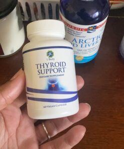 1 Body Thyroid Support Supplement with Iodine - Energy & Focus Support Formula - Vegetarian & Non-GMO - Vitamin B12 Complex, Zinc, Selenium, Ashwagandha, Copper & More 30 Day Supply 60 Count (Pack of 1) 35 71wsA5OJTBL