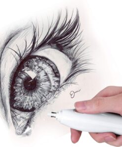 AFMAT Electric Eraser for Artists, 140 Eraser Refills, Rechargeable Electric Eraser for Drawing, Artist Eraser Rechargeable for Drafting, Painting, Sketching, Architectural Plans, Detailer Tool-White White 1 Count (Pack of 1) 34 71wso6Gbq5L