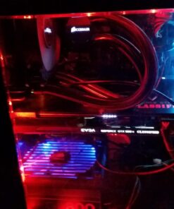 NZXT CB-LED20-RD 2-Metres Light Sensitivity Sleeved LED Kit (Red) Red 50 71wtbDkAtXL