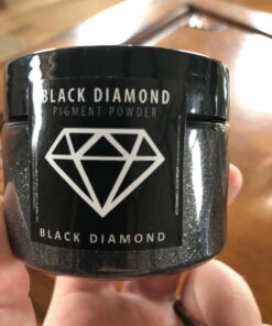 (51g/1.8oz) Black Diamond Black Diamond Pigments® Multipurpose DIY Arts and Crafts Additive | Natural Bath Bombs, Resin Art, Paint, Epoxy, Soap, Nail Polish 43 71wuQRPgxQL