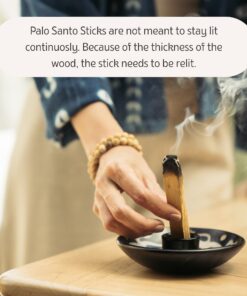 Luna Sundara Organic Wild Harvested Palo Santo Smudging Sticks from Ecuador Select High Resin Natural Incense Sticks Sustainable Packaging 8 Aromatic Sticks for Peace and Tranquility Bursera Graveolens Wood 26 71wv 6jWUPL