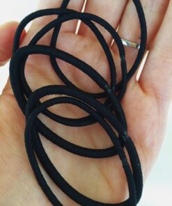 Scunci by Conair No Damage Assorted Sizes Elastics, for Women and Men, Elastic Hair Ties with No Damage in Black, 36 Pack Black Assorted Sizes 23 71wv9I402sL