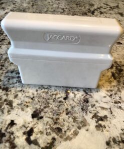 Jaccard 48-Blade Meat Tenderizer, Original Super 3 Meat Tenderizer, Durable Meat Tenderizer with Stainless Steel Razor-Sharp Knives, 4" x 1.5" x 5.75", White Pack of 1 25 71wvRd3D8ZL