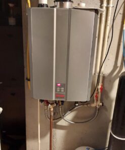 Rinnai RU199iN Condensing Tankless Hot Water Heater, 11 GPM, Natural Gas, Indoor Installation 25 71wvnyUZf L