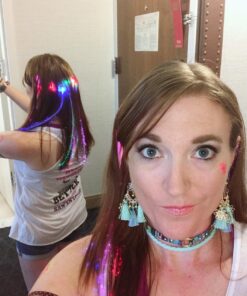 Acooe 10 Pack flashing led light up toys Optics led hair lights, flashing led Light Up Toys, Barrettes for Party, Bar Dancing Hairpin, light up hair accessories 21 71wwn2g2hL