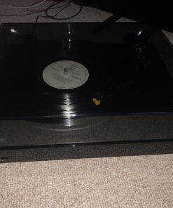 Fluance RT80 Classic High Fidelity Vinyl Turntable Record Player with Audio Technica AT91 Cartridge, Belt Drive, Built-in Preamp, Adjustable Counterweight, Solid Wood Plinth - Piano Black 48 71wwsVRjL2L