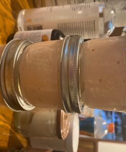 Kerr Wide Mouth Half-Pint Glass Mason Jars 8-Ounces with Lids and Bands 12-Count per Case (1-Case) 40 71wx1KdsqwL