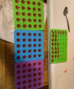 PJ BOLD Marijuana Weed Leaf Gummy Molds Silicone Candy Mold Kit - 3 Pack Dropper 32 71wxB3lG5TL
