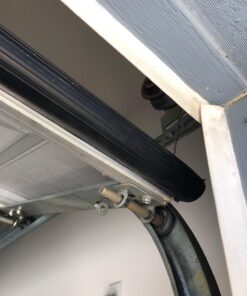 BOWSEN Garage Door Bottom Seals Weatherproof Weatherstrip Threshold Buffering Sealing High Performance EPDM Rubber Weather Resistance Gasket Black 1/4 Inch T-End, 16FT Long 16 FT Black (1/4" T-Channel End) 43 71wxHGUjcdL