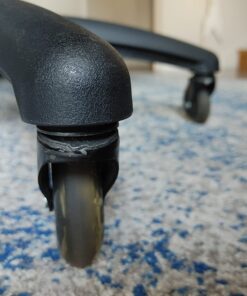 Office Chair Wheels Replacement Set of 5 - Desk Chair Casters for Hardwood & Carpet - Heavy Duty & Safe for All Floors w/o Chair Mats - Fits 98% of Computer Gaming & Office Chairs - 3 Inch 1.Regular Stem - NOT for IKEA chairs 48 71wxxYouj1L 1