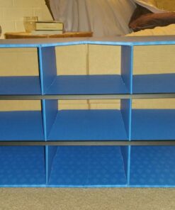 Bankers Box Classroom 9 Compartment Cubby Storage 16"H x 28 1/4"W x 13"D (3380701) , Blue 31 71wy9eBA7jL