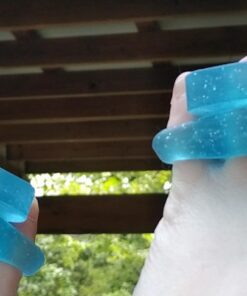 DR. JK- ToePal Gel Toe Separator, 2 Pairs, Toe Spacers, Toe Straightener, Hammer Toe Straightener, Toe Spreader, Toe Stretcher, Toe Corrector for Women and Men, Bunion Corrector Blue 34 71wyFv 5urL