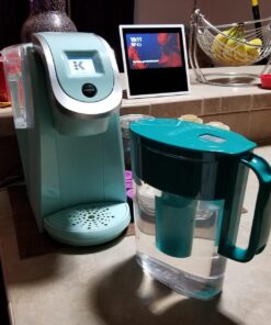 Brita Water Filter Pitcher for Tap and Drinking Water with 1 Standard Filter, Lasts 2 Months, 6-Cup Capacity, BPA Free, Turquoise 5 Cup Water Pitcher 33 71wzSHG2iDL