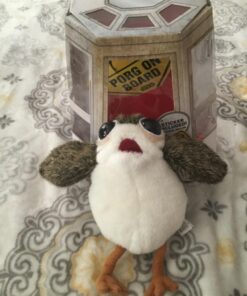 Star Wars The Last Jedi Porg on Board Figure Suction Cup Plush - White and Brown 24 71x09jQ4MEL