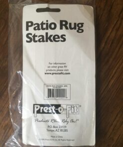 Prest-O-Fit 36923 2-2001 Patio Rug Stakes - Pack of 6 Silver 14 71x0BO3wL