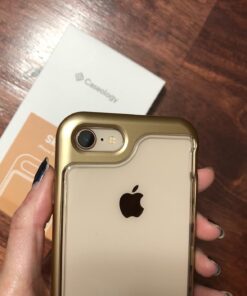 Caseology Skyfall for iPhone SE Case 2022 for iPhone SE Case (2020) for iPhone 8 Case (2017) for iPhone 7 Case (2016) - Gold 33 71x0g5qOoUL