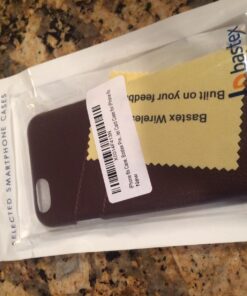 Bastex iPhone 6 Case, Premium Genuine Leather Slim Fit Snap On Executive Wallet Card Case for iPhone 6, 6s Brown 22 71x12lF6JaL