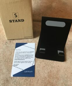 Lamicall Cell Phone Stand, Phone Dock: Cradle, Holder, Stand for Office Desk - Black 44 71x13VVMJvL