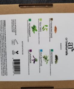 ArtNaturals Aromatherapy Top-6 Essential Oil Set - (6 x 10ml Bottles) - 100% Pure of The Highest Therapeutic Grade - Premium Gift Set – Lavender, Peppermint, Tea Tree, Eucalyptus 35 71x1oyhFnL