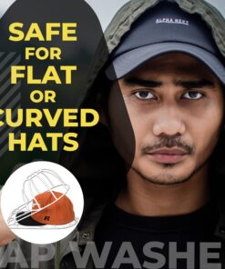 BallcapBuddy Cap Washer Hat Cleaner, Hat Washer for Baseball Caps in Washing Machine or Dishwasher- Made in USA White 34 71x28GGzjdL