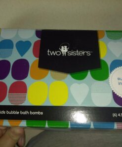 Two Sisters Bath Bombs for Kids with Surprise Toys Inside, 6 Bubble Bath Bombs with Kid Toy Suprises, Gentle and Kids Safe, Ideal Birthday Gift for Boys & Girls 6-pack Surprise 44 71x2EouQUsL