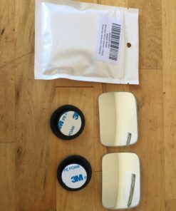 Slim Square Blind Spot Mirror, Ampper HD Glass Frameless Convex Rear View Mirror, Pack of 2 53 71x2g40RN1L