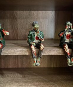 Walking Dead Zombie Undead See Hear Speak No Evil Set of Shelf Sitters Computer Top Statue Figurines 20 71x2i4RnsaL
