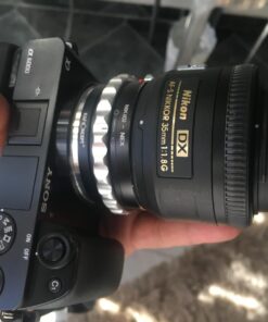 K&F Concept Lens Mount Adapter Compatible with Nikon G AF-S F AIS AI Nikkor F Mount G-Type D/SLR Lens to Sony Alpha E-Mount NEX Camera Compatible with Sony Alpha A7,A6000,A6300,A6500,A5000,A5100 NIK(G)-NEX 35 71x3eGoh8CL
