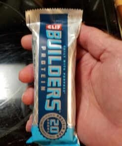 CLIF Builders - Chocolate Flavor - Protein Bars - Gluten-Free - Non-GMO - Low Glycemic - 20g Protein - 2.4 oz. (12 Count) 48 71x3y3Y2IqL