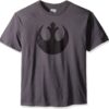 Star Wars Men's Rebel Alliance Logo Emblem T-Shirt X-Large Charcoal 16 71x4yPkYDwL 1