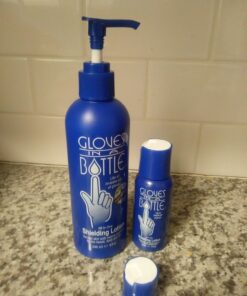 Gloves In A Bottle Shielding Lotion (One- 2 fl oz-60 ml & One - 8 fl oz-240 ml) With Pump Great for Dry Itchy Skin! Grease-less and Fragrance Free! 30 71x54o0VpsL