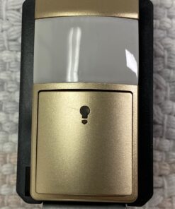 TOPGREENER Motion Sensor Switch, PIR Sensor Light Switch, Occupancy & Vacancy Modes, No Neutral Wire Required, Operable Without Ground Wire, 1.25A, 150W Dimmable LED, Single Pole, TDOS5-KM-GD, Gold 1 Pack 25 71x5RGjWuL