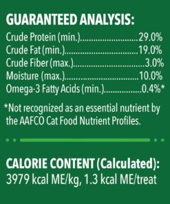 FELINE GREENIES SMARTBITES Skin & Fur Crunchy and Soft Natural Cat Treats, Salmon Flavor, 2.1 oz. Pack 2.1 Ounce (Pack of 1) 30 71x6IAjrpyL