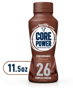 Fairlife Core Power 26g Protein Milk Shakes, Ready To Drink for Workout Recovery, No Artificial Sweeteners, Chocolate, 11.5 Fl Oz (Pack of 12) 11.5 Fl Oz (Pack of 12) 24 71x8IhjWuaL