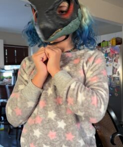 Mattel Jurassic World Dominion Therizinosaurus Dinosaur Mask with Opening Jaw, Costume and Role-Play Slasher Dino Mask 33 71x8q DzVZL 1