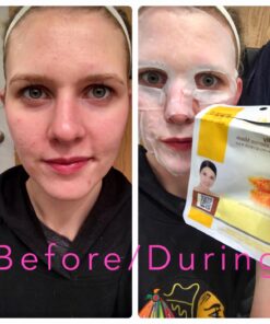 DERMAL 16 Combo Pack A Collagen Essence Korean Face Mask - Hydrating & Soothing Facial Mask with Panthenol - Hypoallergenic Self Care Sheet Mask for All Skin Types - Natural Home Spa Treatment Masks 16 Count (Pack of 1) Set A 16 Colors 53 71x92D71wgL