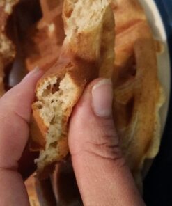 Oster Belgian Waffle Maker with Adjustable Temperature Control, Non-Stick Plates and Cool Touch Handle, Makes 8" Waffles, Stainless Steel 32 71x9LNa9JPL