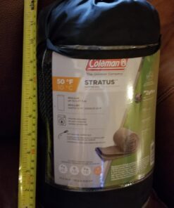 Coleman Stratus Fleece Sleeping Bag Liner, 50°F Sleeping Bag for Adults, Adds 12°F More Warmth When Used to Line Another Sleeping Bag, Stuff Sack Included Mixed Colors 45 71xAs5qCJaL