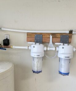 GE Whole House Water Filtration System | Reduces Sediment, Rust & More | Install Kit & Accessories Included | Filter Not Included | Replace Filters (FXHTC, FXHSC) Every 3 Months | GXWH40L 36 71xAwoCU0bL 3