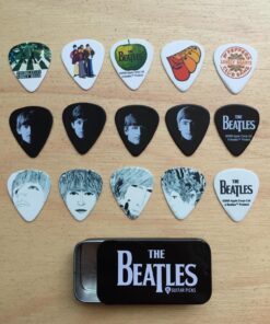 D'Addario Accessories Beatles Guitar Picks - The Beatles Collectable Guitar Picks - Picks with Tin, 15 Pack, Logo Collectible Tin/Picks 33 71xBN3rlPxL