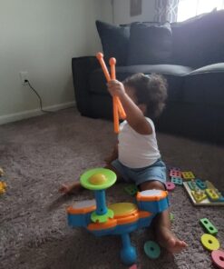 VTech KidiBeats Kids Drum Set, Orange Standard Packaging 31 71xBibze1zL