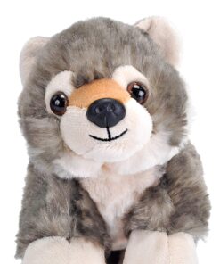 Wild Republic Wolf Plush, Stuffed Animal, Plush Toy, Gifts for Kids, Hug’Ems 7" 24 71xC14nuqFL