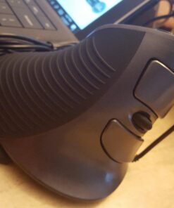 J-Tech Digital Scroll Endurance Wired Mouse Ergonomic Vertical USB Mouse with Adjustable Sensitivity (600/1000/1600 DPI), Removable Palm Rest & Thumb Buttons - Reduces Hand/Wrist Pain (Wired) 46 71xC9ugyttL 3