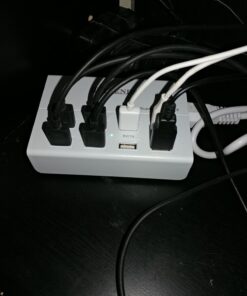 USB Charger, HITRENDS 8 Ports Charging Station 60W/12A Multi Port USB Charging Hub for Multiple Devices (5ft Cord, White) 26 71xCBqGlNjL