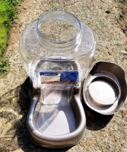 Petmate Pet Cafe Feeder Dog and Cat Feeder Pearlescent Colors 3 Sizes, Made in USA 6 lb. Pearl Tan 38 71xFKVw0N6L