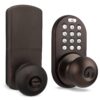 MiLocks TKK-02OB Digital Door Knob Lock with Electronic Keypad, Oil Rubbed Bronze, Keypad Lockable 38 71xFOsbv5SL