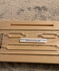 POWERTEC 10Pcs Solid Router Template Bushing Guides Sets 5/16 to 1 Inch with Molded Carrying Case. Fits All Porter Cable Style Router Sub Bases. Perfect for Precision Woodworking (71051) Guide Bushing Set 39 71xFcssGChL
