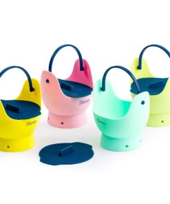 Egg Poacher - Skoo Silicone Egg Poaching Cups + Lids + Ebook - Egg Cooker Set - Perfect Poached Egg Maker - For Stove Top, Microwave and Instant Pot (Green, Red, Yellow, Turquoise, Dark Blue) Green, Red, Yellow, Turquoise, Dark Blue 25 71xFmgjEGrL